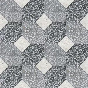 Black And White Terrazzo Tiles
