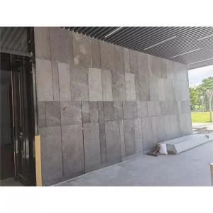 Black Basalt Stone Wall Cladding Decoration