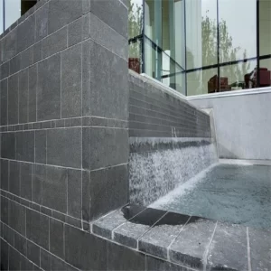 Black Basalt Volcanic Tiles Wall Cladding Stone