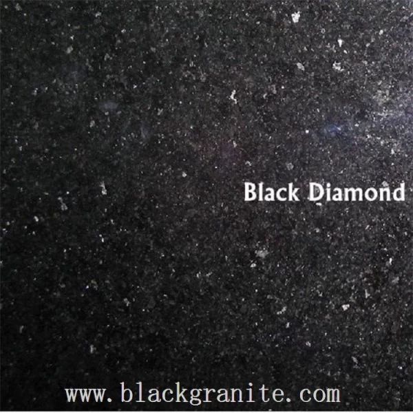 Black Diamond Granite Flamed and Polish Paving