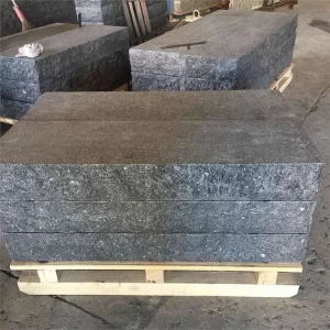Black Diamond Granite Outdoor Thick Stair