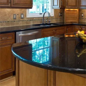 Black Galaxy Granite Countertops For Kitchen