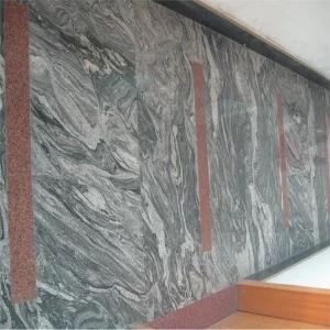 Black Granite With White Veins Flooring Paver