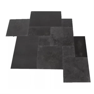 Black Limestone French Pattern Pavers