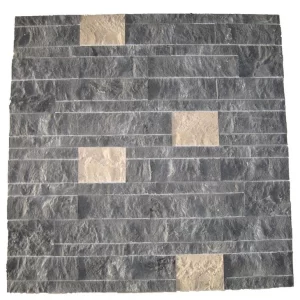 Black Limestone Stacked Cultured Stone Veneer