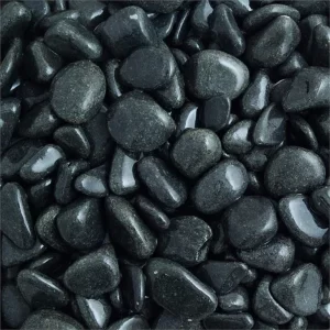 Black Pebble Stone Outdoor Landscaping Stone