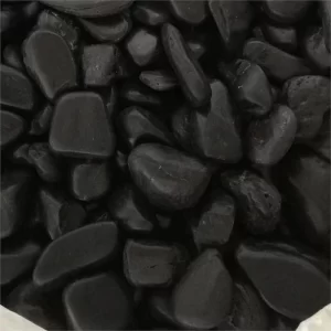 Black Polished River Stone Natural Pebbles And Stones