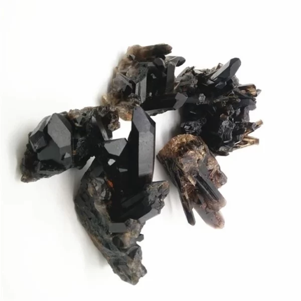 Black Quartz Crystal Decorative Clusters
