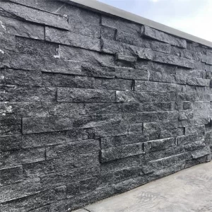 Black Quartzite Culture Stone Wall Panel