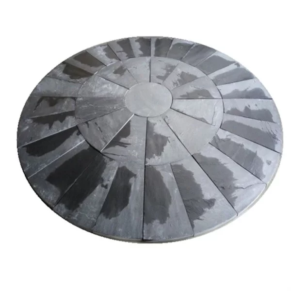 Black Slate Patio Circle