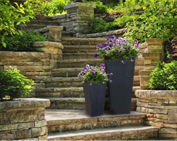 Black Slate Planter