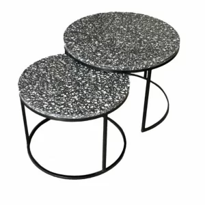 Black Terrazzo Coffee Tables