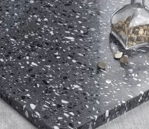 Black Terrazzo Countertop