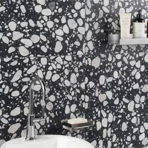 Black Terrazzo Tile For Wall