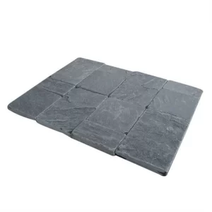 Black Tumbled Slate Flooring