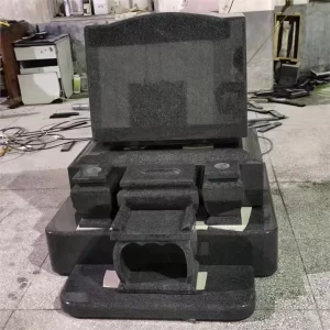 G654 Grey Granite Japan Style Headstones For Graves