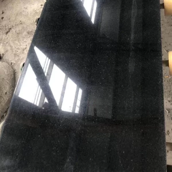 Mongolia Black Granite Slab Flooring Tiles