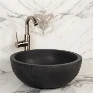 Natural Black Basalt Sink For Home Decoration