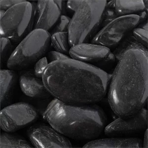 Natural Black Pebble Stone For Garden Landscaping Pebble Stone Loose Pebble