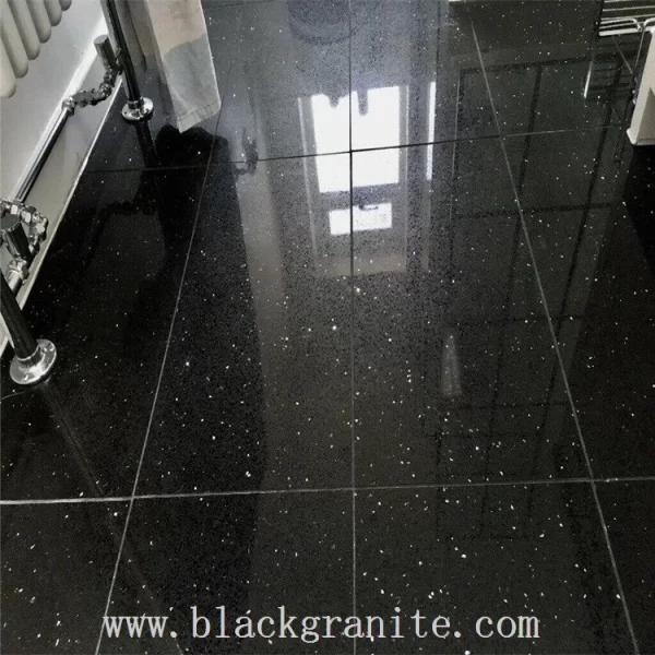 Platinum Black Granite Tile