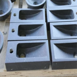 Rectangle Shape Of Black Granite Sinks