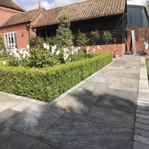 Sagar Black Sandstone Paving