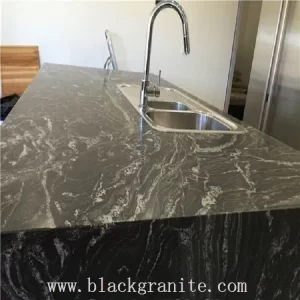 Virginia Mist Black Granite Countertops