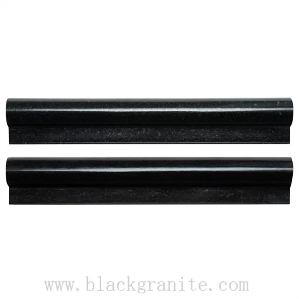 Absolute Black Granite Honed and Flamed Finish