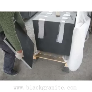Absolute Honed Black Granite Stone of Matte Finish