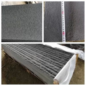 Black Basalt Stone Tile Steps Outdoor Stones