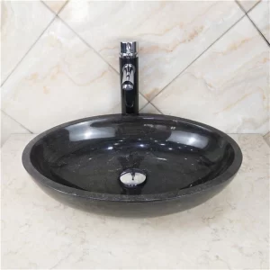 Black Bathroom Stone Sinks