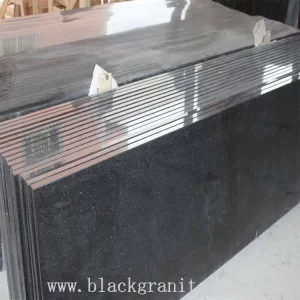 Black Galaxy Granite Top for Kitchen