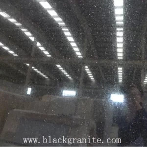 Black Golden Star Galaxy Granite Tile 600x600 and 18x18