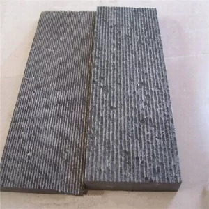 Black Granite Chiselled Wall Tiles