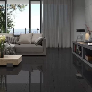 Black Granite Floor Tiles