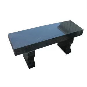 Black Granite Garden Engraving Benches