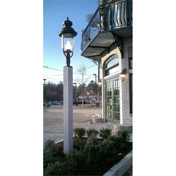 Black Granite Lamp Posts