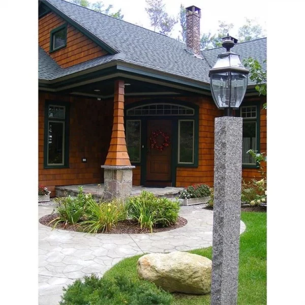 Black Granite Lamp Posts