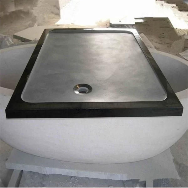 Black Granite Stone Shower Tray