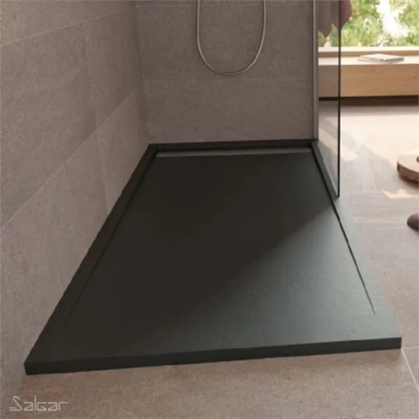 Black Granite Stone Shower Tray