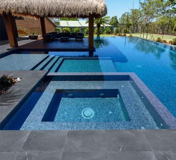 Black Granite Swimming Pool Coping And Paves