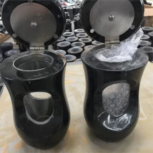 Black Granite Vases