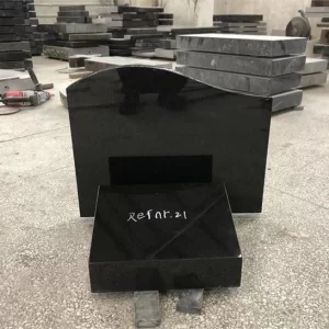 Black Polished Granite Headstone And Monument Prices