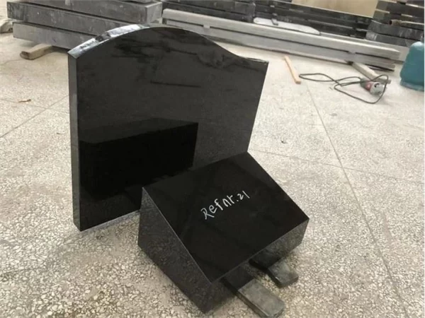 Black Polished Granite Headstone And Monument Prices