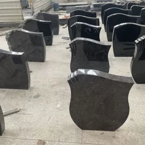 Black Polished Granite Headstone And Monument Prices