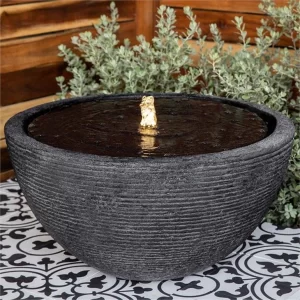 Black Stone Fountain