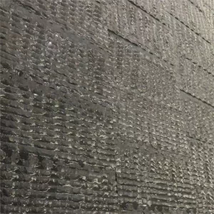 China Black Granite Water Feature Wall Cladding