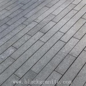 Dark Blue and Black Granite for Paving Slabs