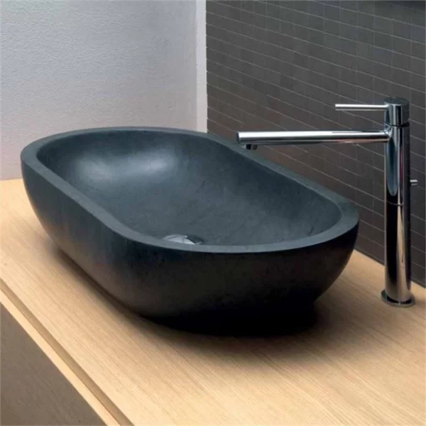 High End Black Stone Sink