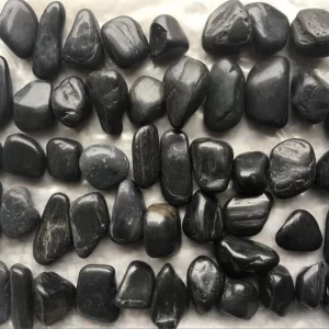 High Polished Black Pebbles